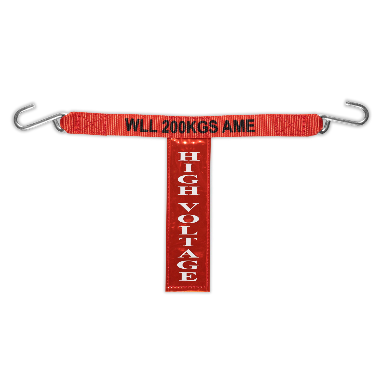 Red HV Cable Hanging Strap